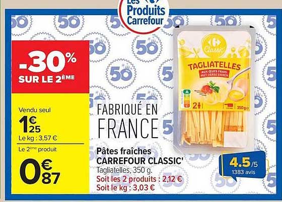 Carrefour Classic' Tagliatelles