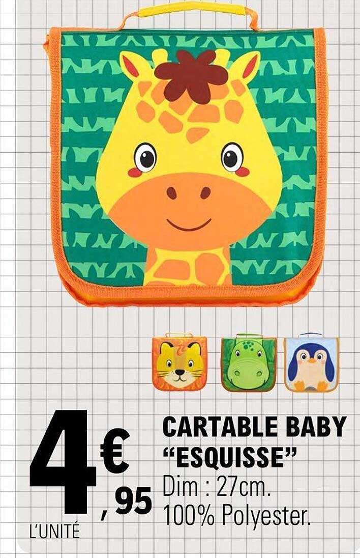 CARTABLE BABY "ESQUISSE