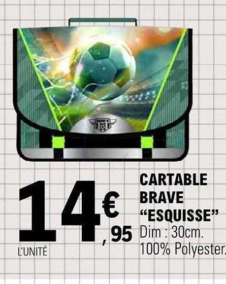 CARTABLE BRAVE “ESQUISSE”