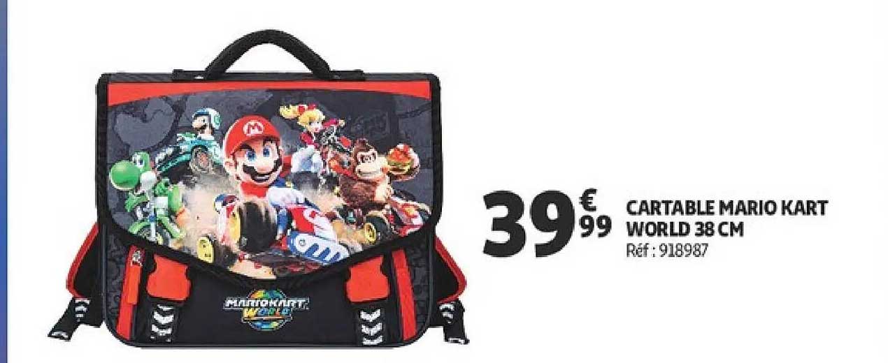 CARTABLE MARIO KART WORLD 38 CM