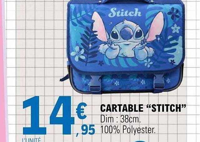 Cartable “Stitch”