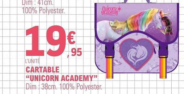 CARTABLE "UNICORN ACADEMY