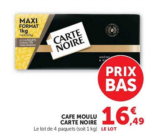 Carte Noire Cafe moulu