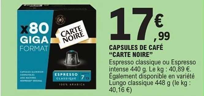 Carte Noire Espresso classique
