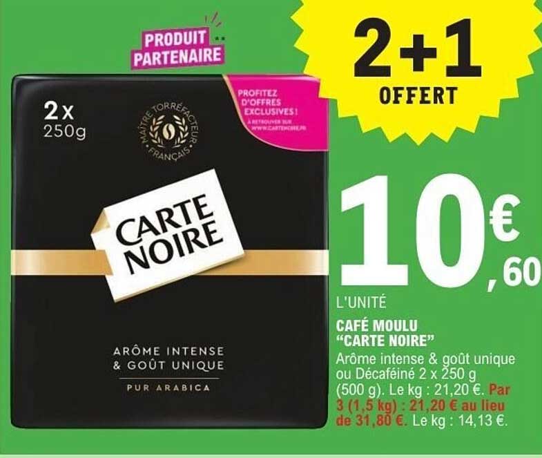 CARTE NOIRE