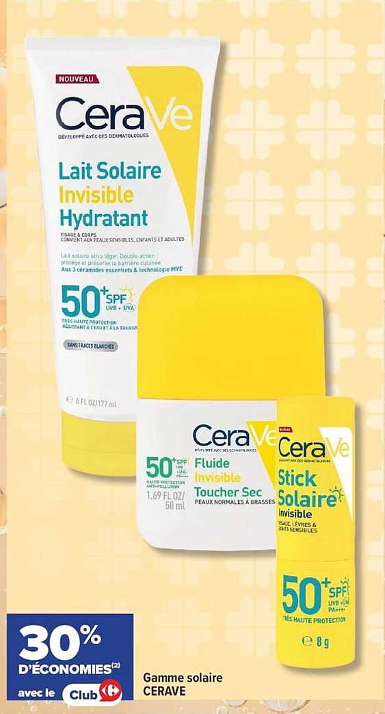 CeraVe Gamme solaire
