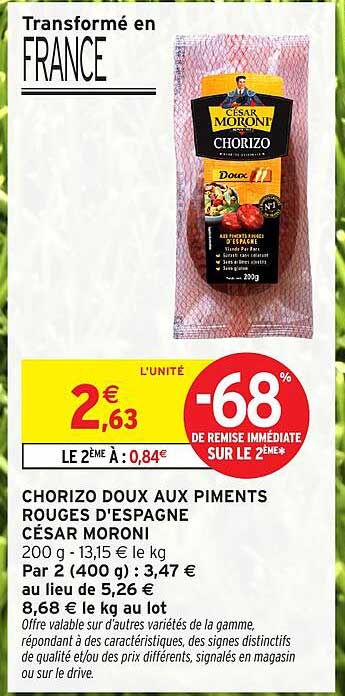 CÉSAR MORONI CHORIZO