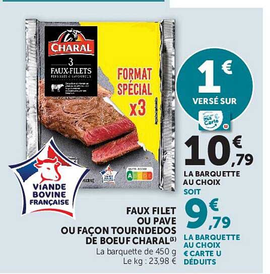 CHARAL FAUX FILETS