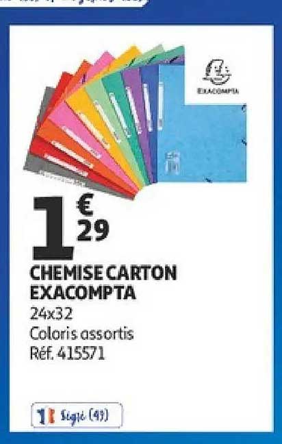 CHEMISE CARTON EXACOMPTA