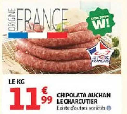 Chipolata Auchan Le Charcutier
