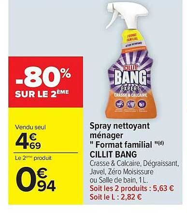Cillit Bang Expert spray nettoyant ménager