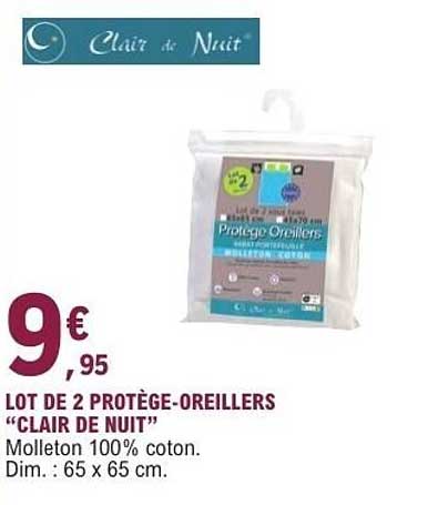Clair de Nuit Protège-Oreillers