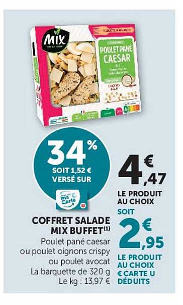 Coffret salade Mix Buffet