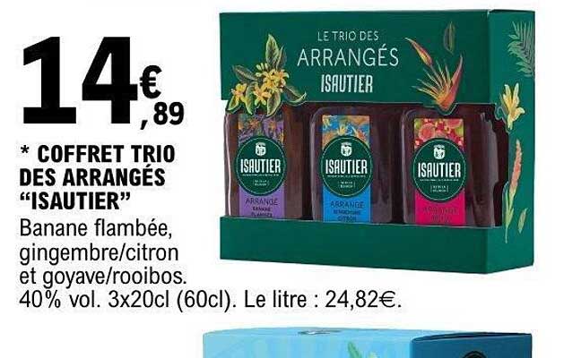 Coffret trio des arrangés "Isautier