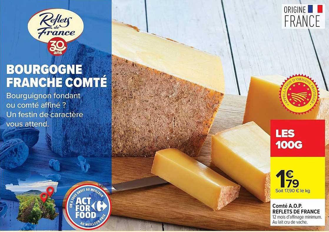 Comté A.O.P. REFLETS DE FRANCE