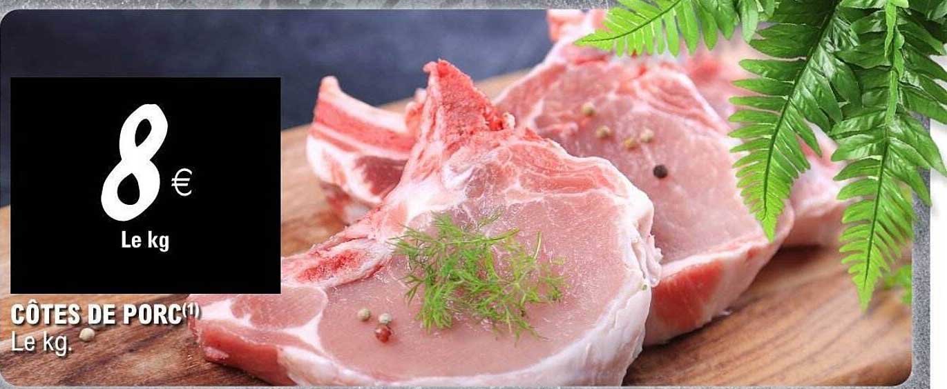 CÔTES DE PORC