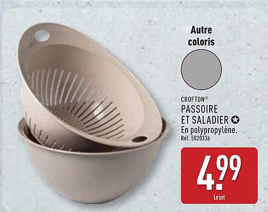 CROFTON PASSOIRE ET SALADIER