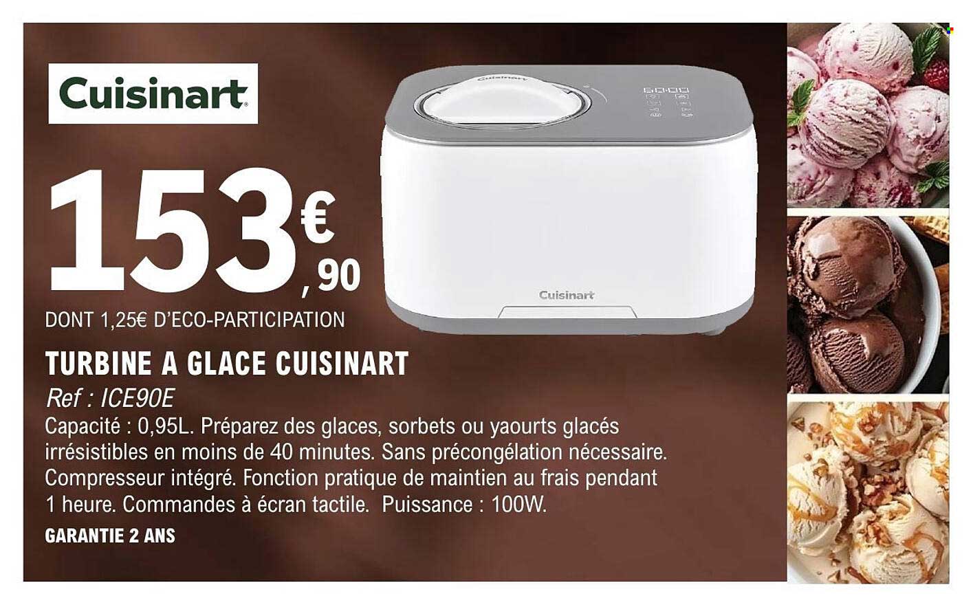 Cuisinart TURBINE A GLACE