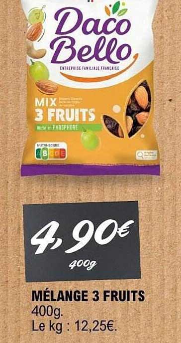 Daco Bello Mix 3 Fruits