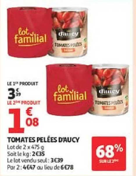 d’aucy Tomates pelées