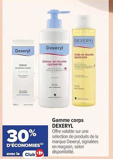 Dexeryl Gamme corps