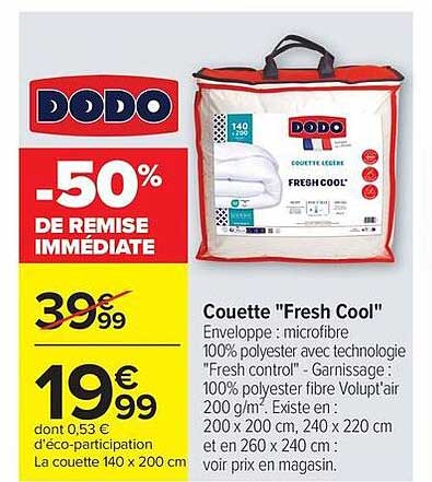DODO Couette "Fresh Cool