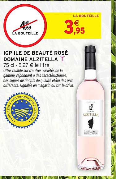 Domaine Alzitella IGP ILE DE BEAUTÉ ROSÉ