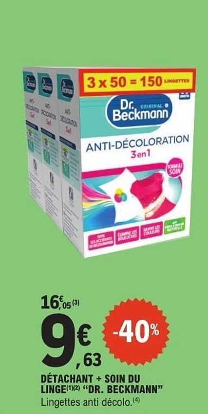 Dr. Beckmann ANTI-DÉCOLORATION