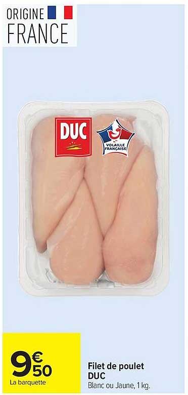 DUC Filet de poulet