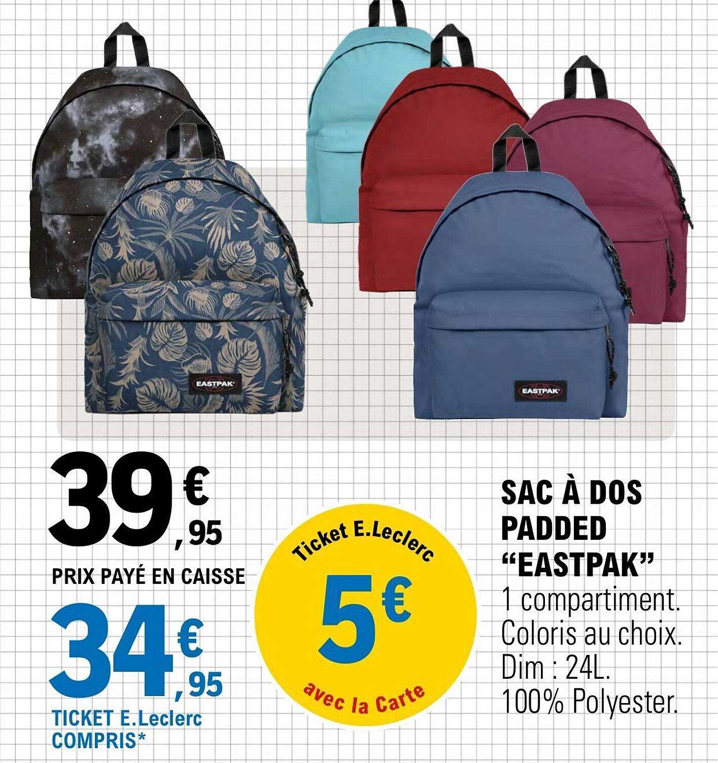 EASTPAK SAC À DOS PADDED