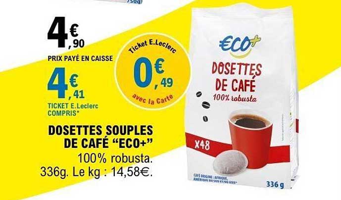 ECO+ DOSETTES DE CAFE