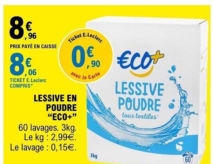 Eco+ Lessive Poudre