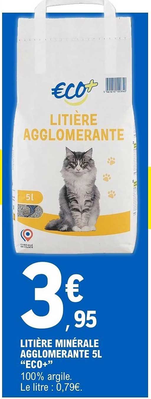 ECO+ LITIÈRE AGGLOMERANTE