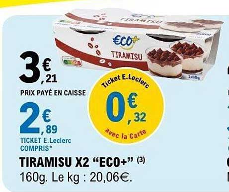 Eco+ Tiramisu