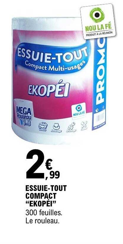 EKOPÉI Essuie-tout compact