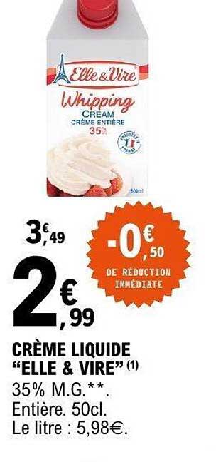 Elle & Vire Whipping Cream