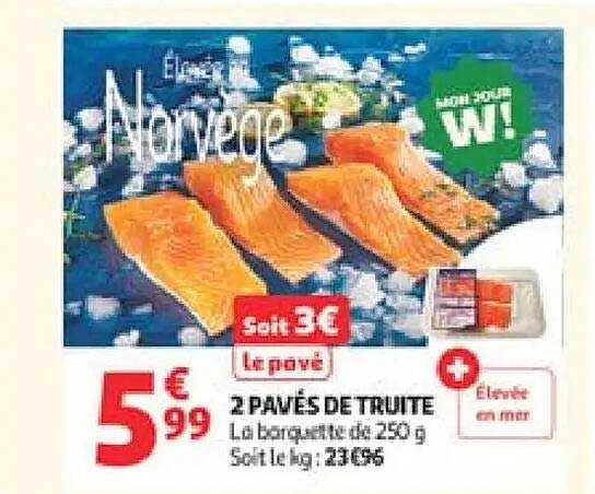 Epis de Norvège、Pavés de truite
