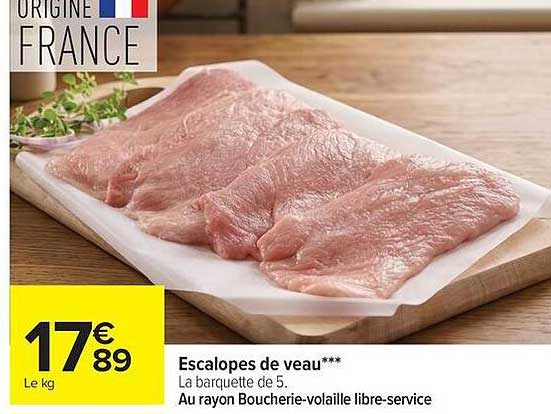 Escalopes de veau