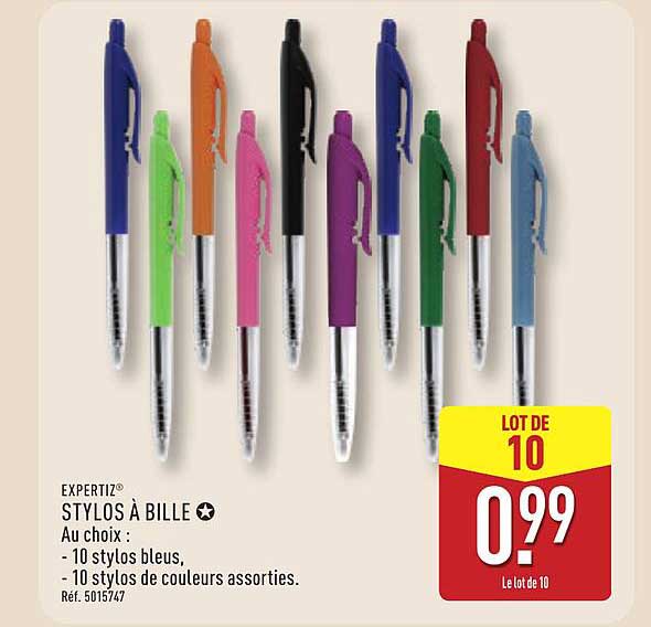 EXPERTIZ Stylos à bille