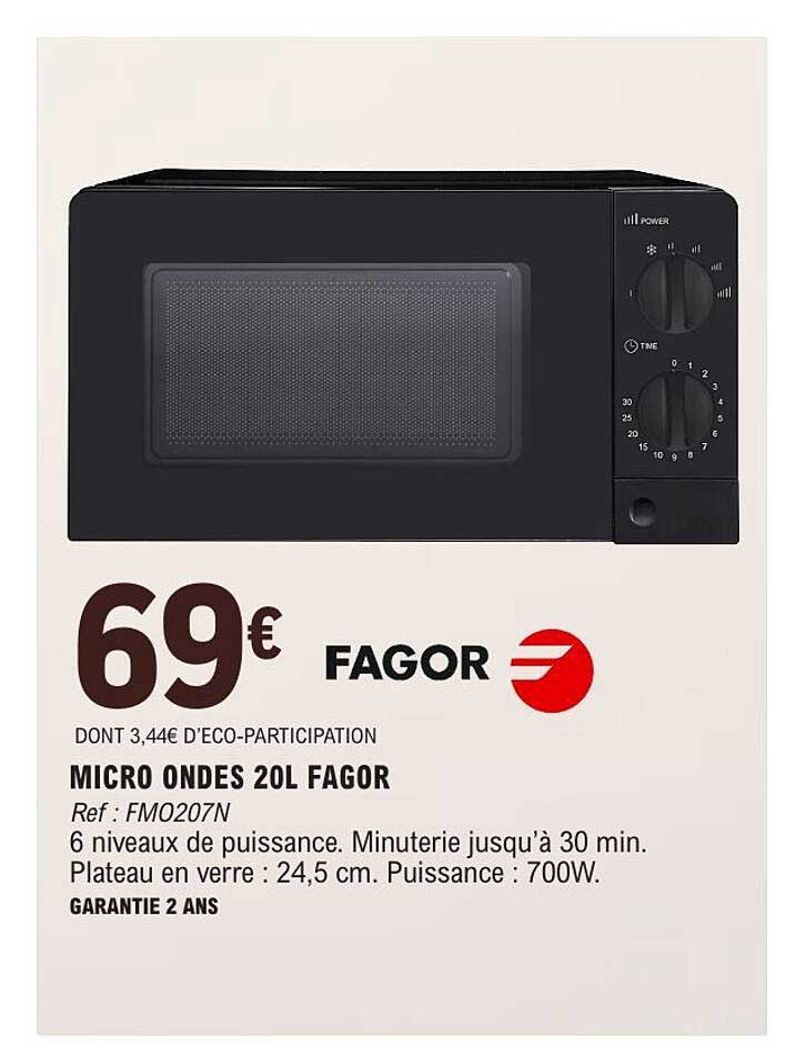 FAGOR MICRO ONDES 20L FAGOR