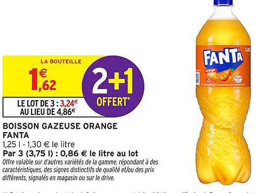 Fanta Boisson gazeuse orange