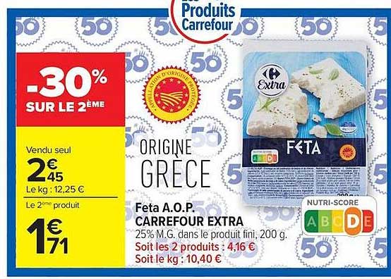Feta A.O.P. CARREFOUR EXTRA