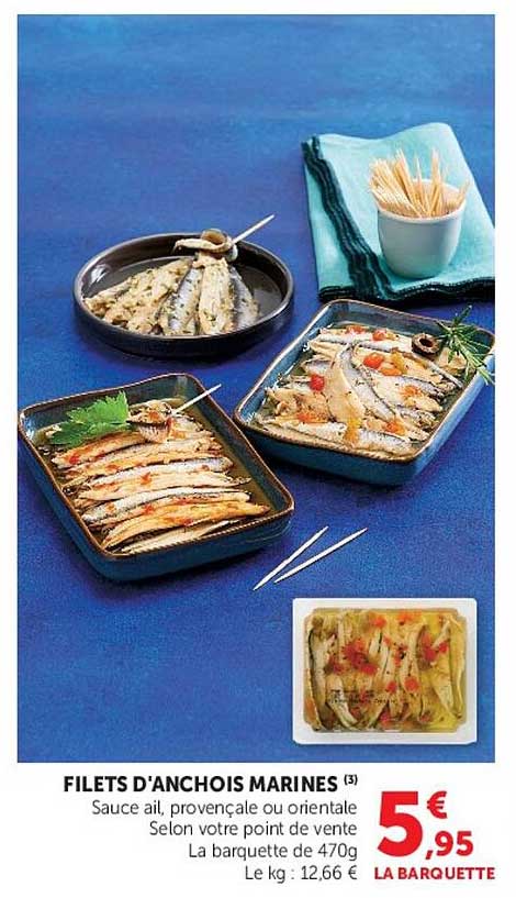 FILETS D'ANCHOIS MARINES