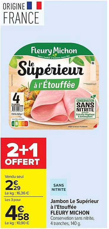 Fleury Michon Le Supérieur à l'Étouffée