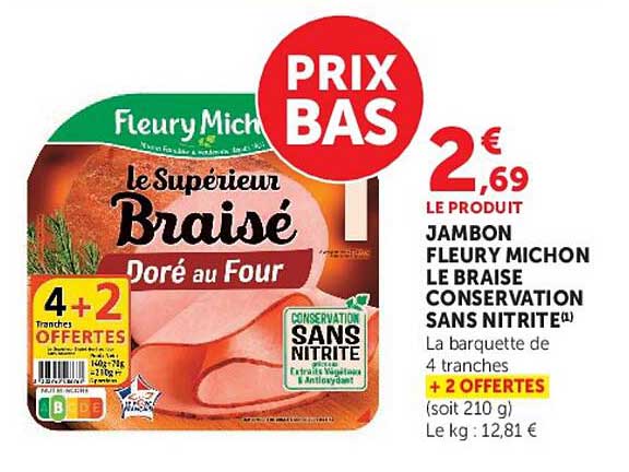 Fleury Michon Le Superieur Braise Doré au Four