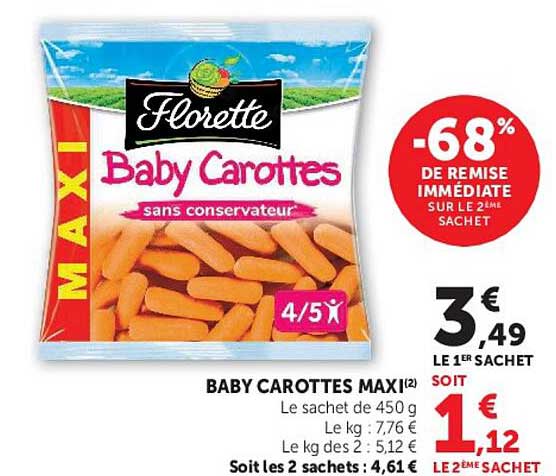 Florette Baby Carottes