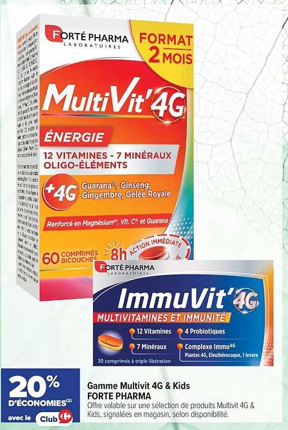 Forté Pharma MultiVit’4G