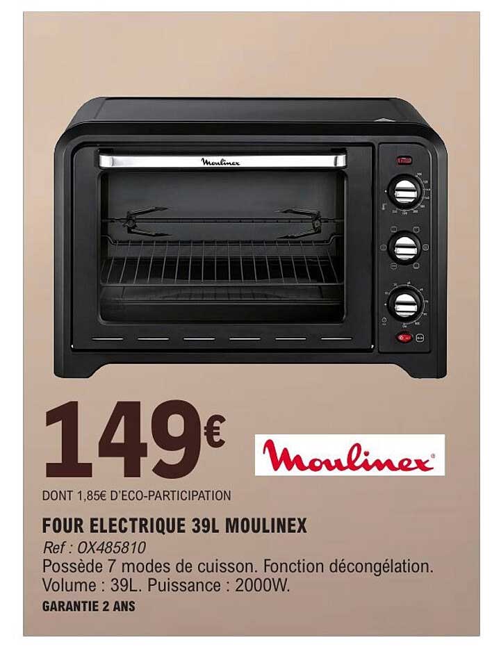 FOUR ELECTRIQUE 39L MOULINEX