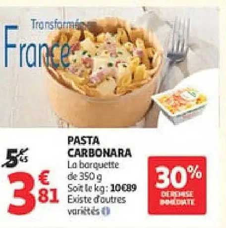 France PASTA CARBONARA