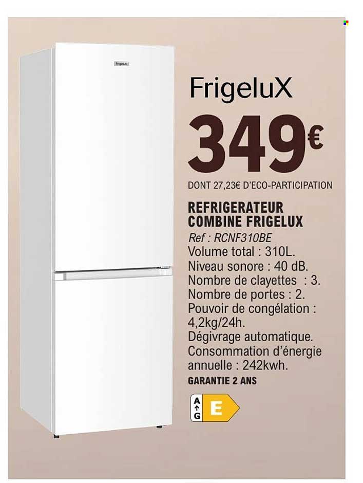 Frigelux Réfrigérateur combine